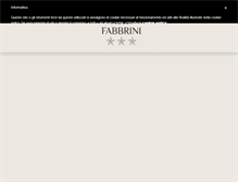 Tablet Screenshot of hotelfabbrini.com